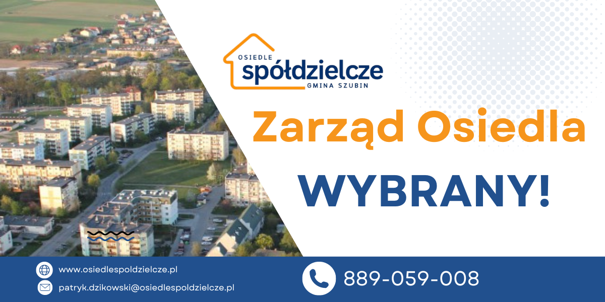 Zarząd Osiedla Spółdzielczego – wybrany!